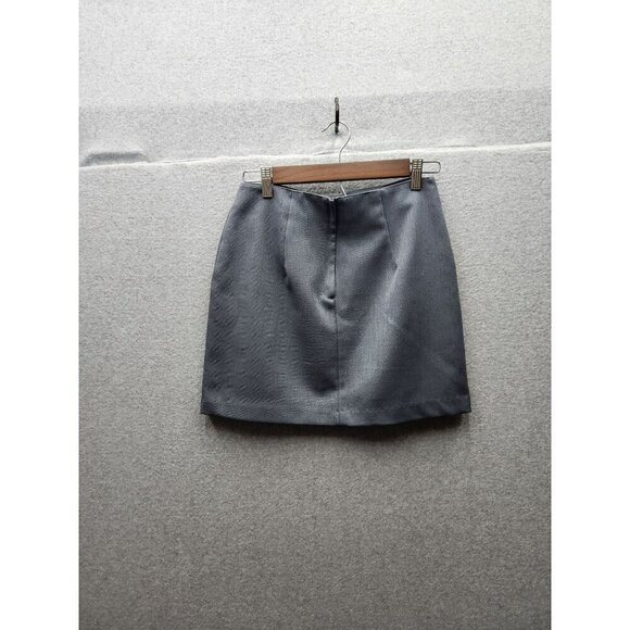 VTG La Belle Womens Gray Polyester Pencil Skirt Size 7 - Picture 2 of 4